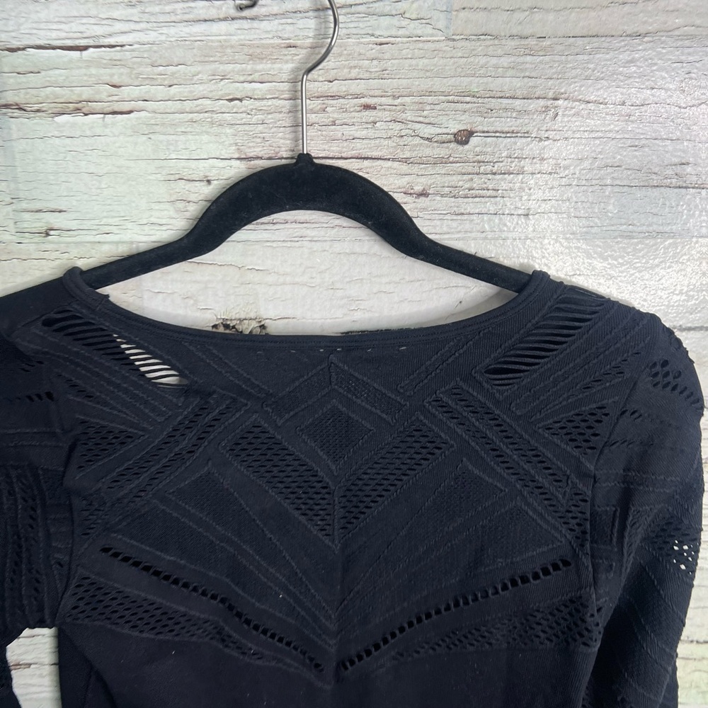 Fabletics Lace Athletic Compression Seamless Long… - image 6